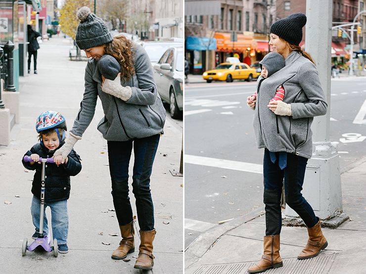 babywearing in cold weather